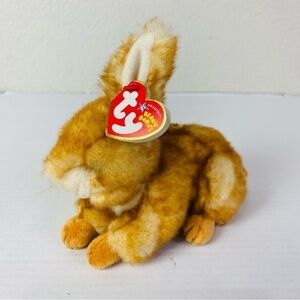 TY Beanie Babies 2004 Minsky Fluffy Bunny W/ Tag Plush 6”